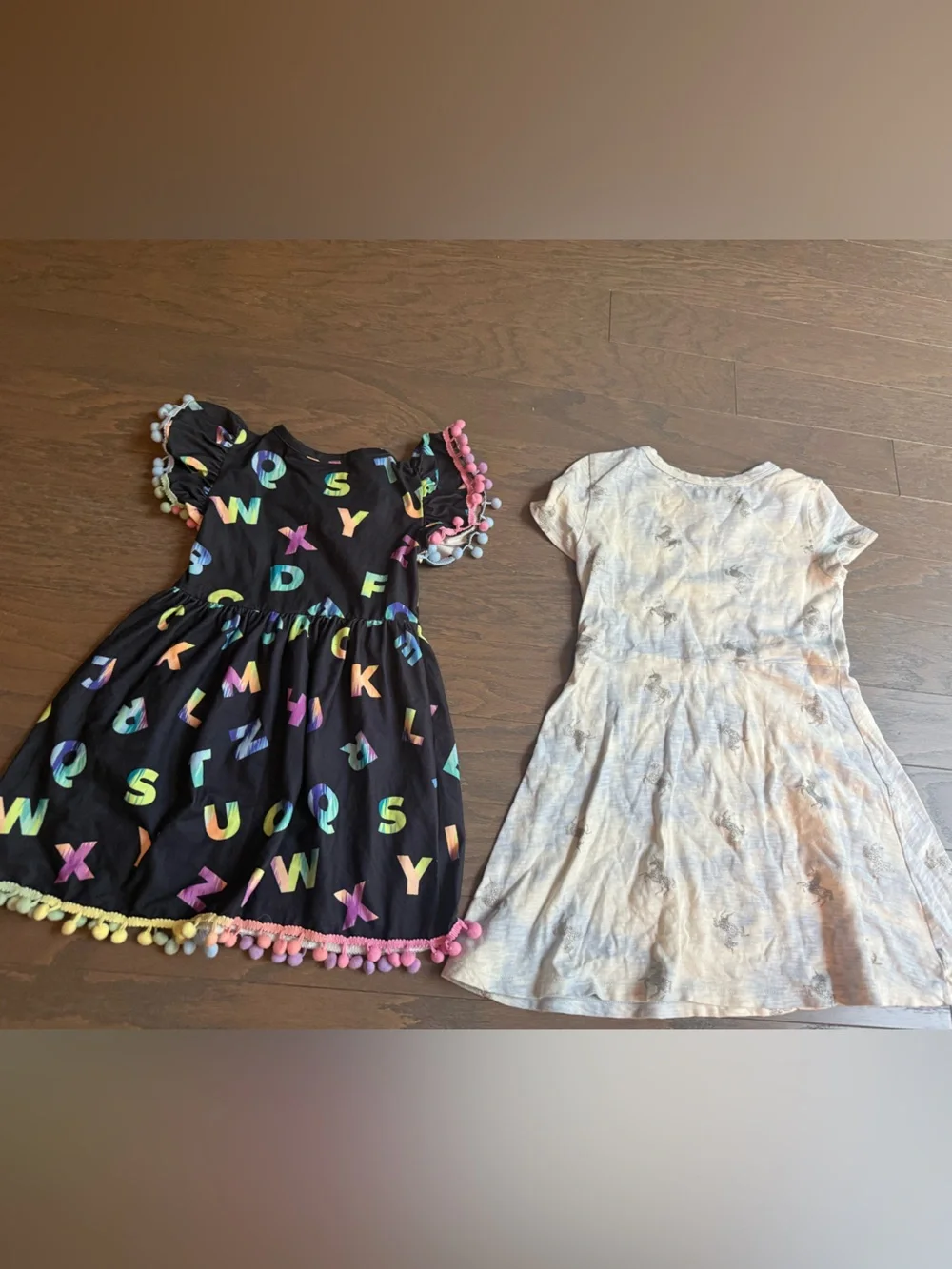 Girls dress lot size small gap unicorns ABC letter dress